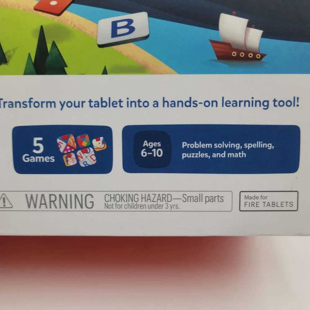 Osmo Genius Starter Kit for Fire Tablet Ages 6-10 5 Educational Learning Games